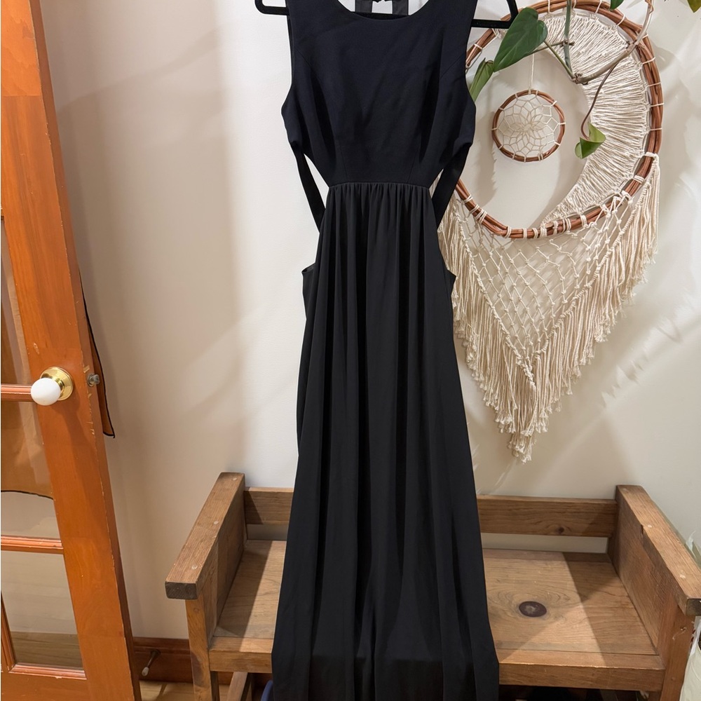 Maxi black dress